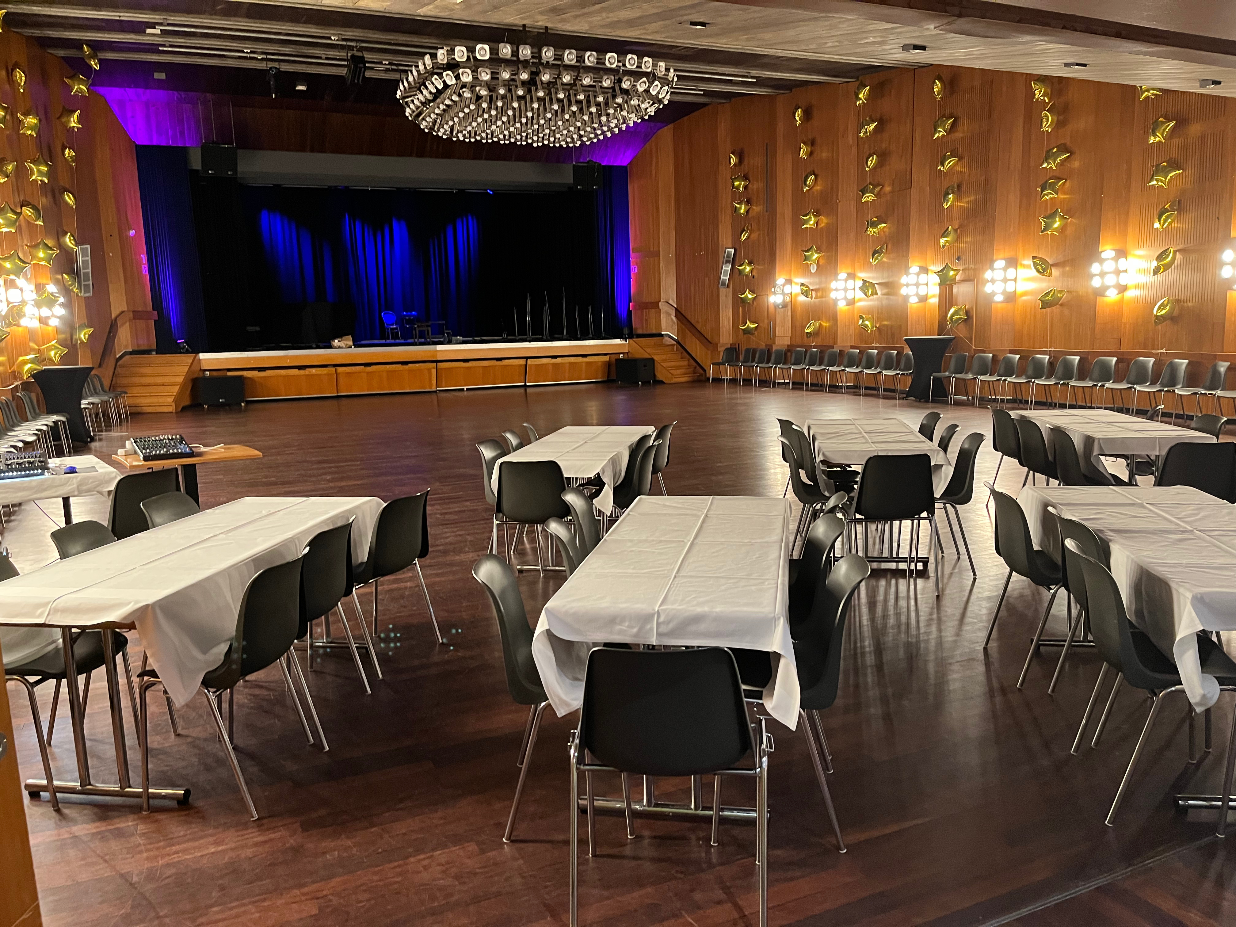 Kronensaal an Sylvester